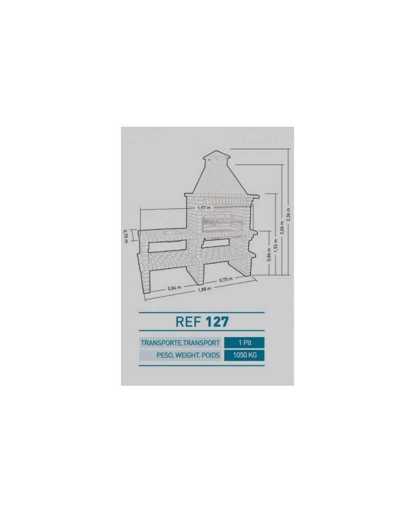 Barbacoa Ref 127 Construction Barbecues