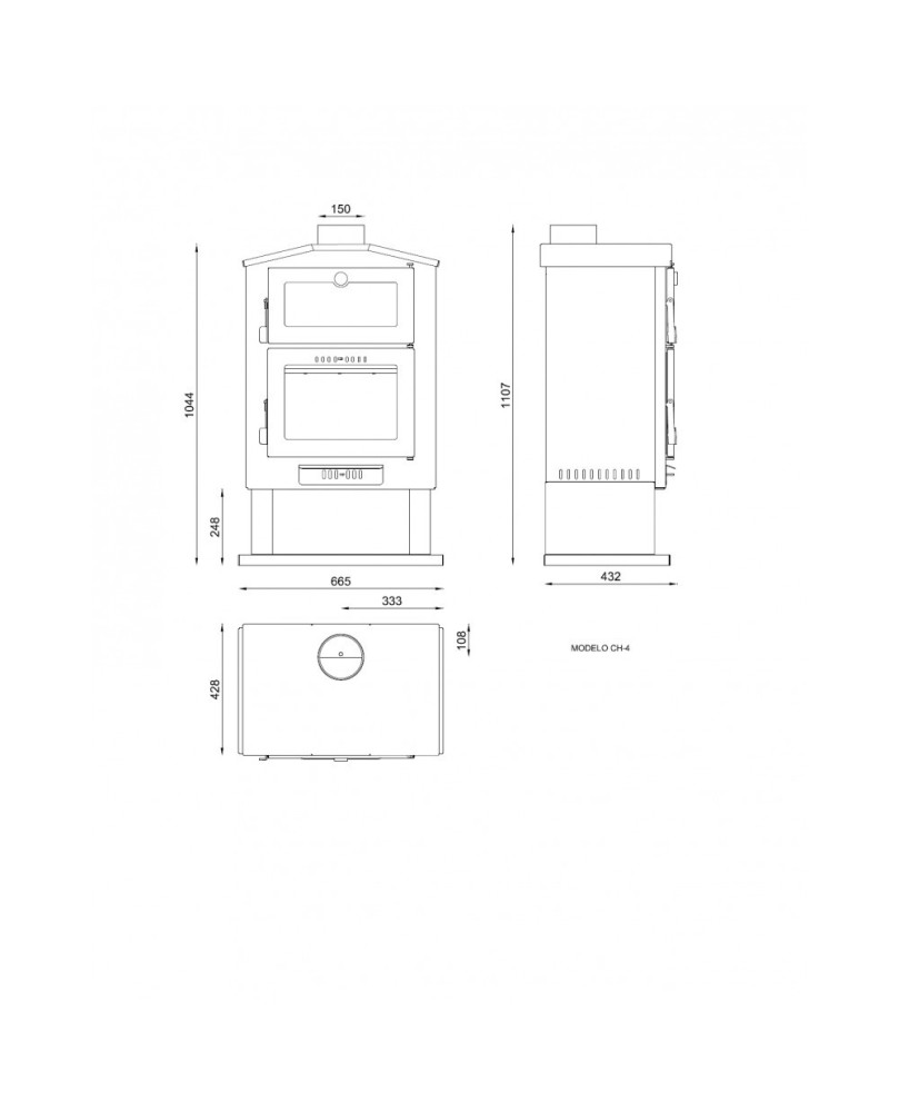 ESTUFA CH-4 Stoves FM