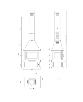 CHIMENEA C-104 Chimeneas FM