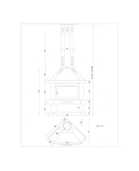 CHIMENEA C-200-R Chimeneas FM