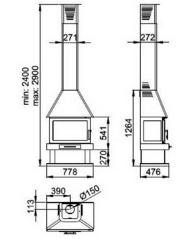 Chimenea HUESCA Chimeneas Bronpi
