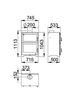 Estufa MURANO Bronpi Stoves