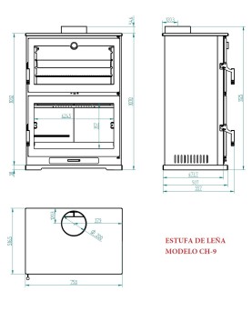 ESTUFA CH-9 Estufes FM