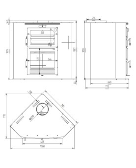 ESTUFA/HORNO HL-100 R Estufas FM