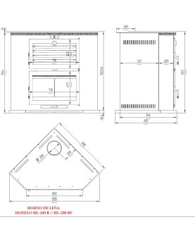 OVEN HL-200 R Stoves FM