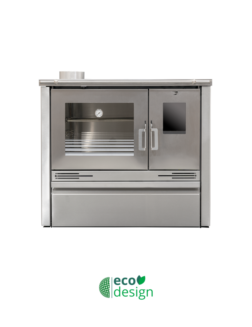 Cocina de leña ME16 INOX PV Cocinas a leña Metlor