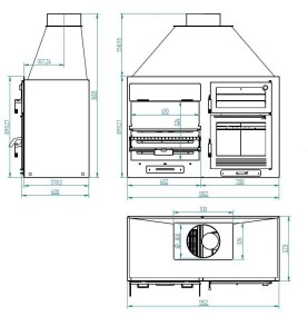 Barbacoa amb forn Fusión 140 Barbacoes