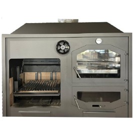 Oven - Barbecue with Argentine grill 140 Metal ovens and barbecues ...