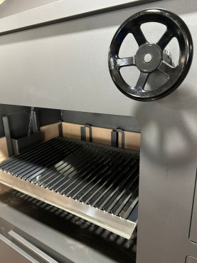 Barbecue with Argentine grill and base 170 Metal ovens and barbecue...