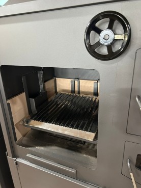 Oven - Barbecue with Argentine grill and base 140 Metal ovens and b...