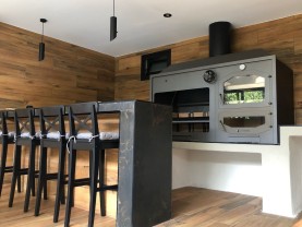 Oven - Barbecue with Argentine grill 170 Metal ovens and barbecues ...