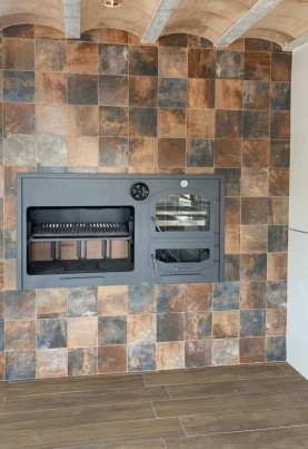 Oven - Barbecue with Argentine grill 140 Metal ovens and barbecues ...